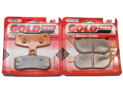 Pastillas de freno delanteras y traseras para Harley Davidson FLSTF Fat Boy 2008-2014 Foto 1 de 3