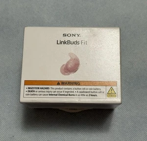 Sony LinkBuds Fit -True Wireless Bluetooth Noise Canceling Earbuds - Pink - New! - Picture 1 of 8