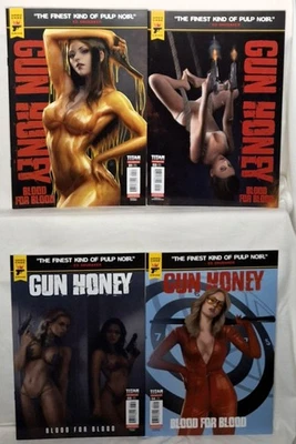 GUN HONEY Blood for Blood #1 - 4 | Variant Cover B Set | Titan Comics - Image 1 of 4