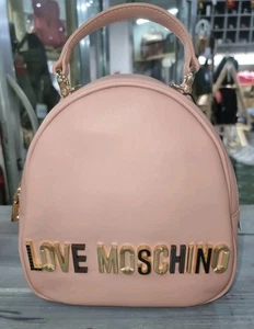 Love Moschino Borsa A Mano Donna Rosa Cipria BM45 - Picture 1 of 7