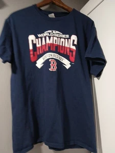Boston Red Sox World Series Champions 2018 blau MLB T-Shirt Größe Large L - Bild 1 von 15