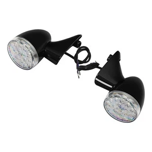 Front Turn Signal Lights Left Right Set Fit For Harley Road Glide FLTR 2015-2023 - Picture 1 of 15