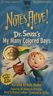 Dr. Seuss's My Many Colored Days (Notizen lebendig!) VHS 1999-GETESTET-SELTEN VINTAGE-VERSAND24