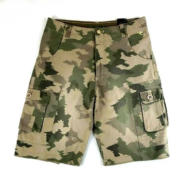 NUEVO CON ETIQUETAS RIP CURL Pantalones Cortos Carga Para Hombre 28 Camuflados Ropa de Surf Cordón Dobladillo Crudo Búsqueda Foto 1 de 4