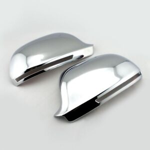 Chrome wing Mirror Caps for Audi A3 S3 A4 S4 A5 S5 A6 s6 RS6 Q3 RSQ3 2008-2011