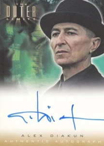 THE OUTER LIMITS:SEX,CYBORGS & SCIENCE FICTION - A17 ALEX DIAKUN AUTOGRAPH 2 - Picture 1 of 1
