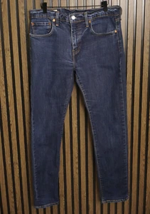 Hombres Levi's 512 Jeans Azul Stretch Algodón Slim Tapered Talla W32 L30 JJJ598 - Imagen 1 de 12
