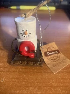 The Original S'mores Ornamento Letra "Q"...NUEVO... Estuche Pack De 6 Adornos - Imagen 1 de 10