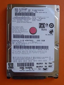 Fujitsu MJA2250BH G2 | PN: CA07083-B594000L | 2010-04-10 | 250GB - Bild 1 von 3