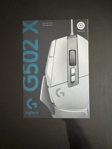 Logitech G502 X Wired Gaming Mouse - White - Afbeelding 1 van 4