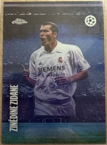 Zinedine Zidane Tifo Insert SSP 2024-25 Topps Chrome UEFA UCC (1:1200 hobby) - Picture 1 of 2