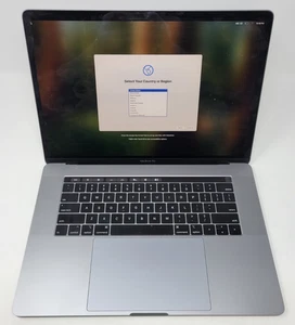 Apple A1990 MacBook Pro 15.4" 2018 Intel Core i7-8850H 16GB RAM 512GB SSD - Afbeelding 1 van 5