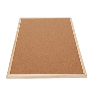 Cork Board 40x60cm Wooden Frame Cork Bulletin Board For Office School Home - Picture 1 of 12