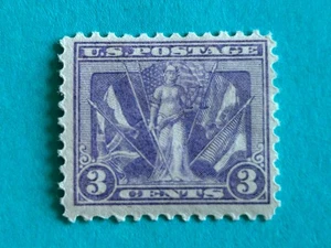US Briefmarken SC# 537 Sieg im WW-I 3c MLH 1919 - Bild 1 von 1