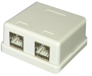 TUK - Prises de surface Cat6a sans outil, 2 ports - Photo 1/1
