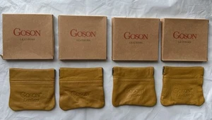 4 Goson Classic Leder Squeeze Geldbörse Kleingeld Halter für Männer & Frauen, Etui - Bild 1 von 3