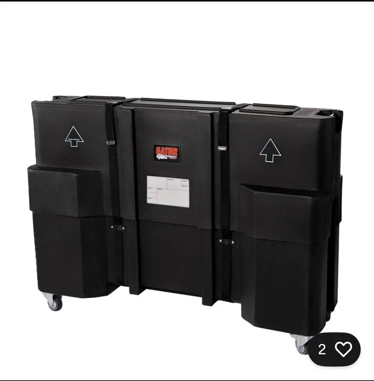 Preowend Estuches Rotacionalmente Moldeados Estuche de Transporte Rodante para Pantalla LCD de 50-55" Foto 1 de 1