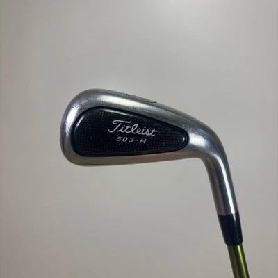 Hierro de conducción híbrido Titleist 503H - 22 grados - eje rígido Aldila NV verde 85S  Foto 1 de 4