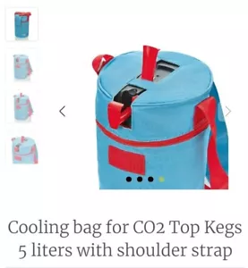 5 Ltr Bierfass Deckel Jacke Tasche Blau Rot Mann Höhle Hausbar Lager Bier Neu - Bild 1 von 8