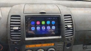 STEREO ANDROID KIT PER NISSAN NAVARA D40 PICK-UP 7 " CAR TABLET - Foto 1 di 7