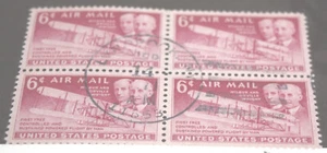 1949 - U.S. STAMPS BLOCK OF 4 USED - SC#45 - Picture 1 of 1