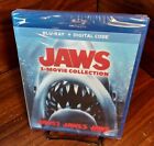 JAWS 3-MOVIE COLLECTION (Blu-ray + Digital) NEW-Free Shipping with Tracking