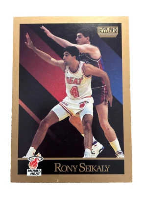 Excelente: Tarjeta coleccionable SkyBox Rony Seikaly Miami Heat 1990-91 de colección Foto 1 de 2