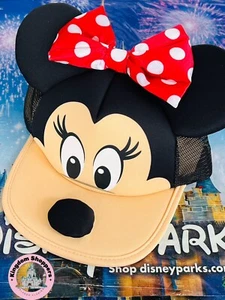 2025 Disney Parks Minnie Mouse Mesh Hat Baseball Cap Adjustable Mesh - Picture 1 of 2