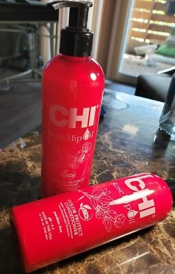 Lot 2 Chi Rose Hip Oil Color Nuture Protecting Conditioner 11.5oz Each - Image 1 of 4