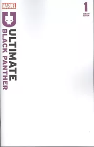 ULTIMATE BLACK PANTHER #1 CUARTA IMPRESIÓN VARIANTE DE CUBIERTA EN BLANCO EN ESTADO BASTANTE BUENO/CASI NUEVO MARVEL HOHC - Imagen 1 de 1
