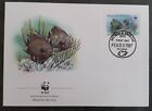 1987 Antigua & Barbuda World Wildlife Fund FDC ties 60c Stamp cd GPO