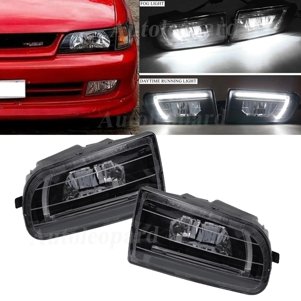 Luz antiniebla blanca + luz blanca DRL para Toyota Corolla AE100 AE101 1993-1997 Foto 1 de 4