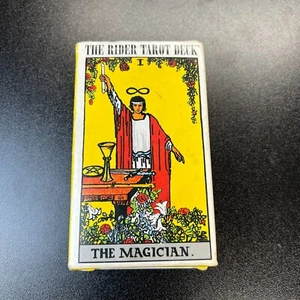Vintage 1971 Der Reiter Tarot Waite Deck Der Magier 78 Karten & Buch Schweiz - Bild 1 von 6