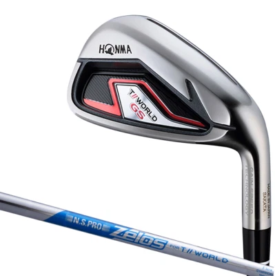 HONMA GOLF TOUR WORLD GS #11 IRON S FLEX N.S.PRO Zelos STEEL SHAFT - Image 1 of 4