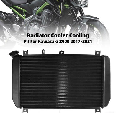 Aluminum Radiator Cooler Cooling Fit For Motorcycle Kawasaki Z900 2017-23 2020 - Image 1 of 4