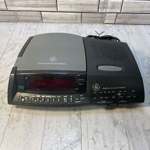 General Electric GE Digital CD Clock Radio CD Player Combo 7-4890A Tested/Works 