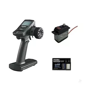 FUTABA 3PV T-FHSS TRANSMITTER + R203GF RECEIVER X 1 W/ KYOSHO KS203 SERVO X 1 - Picture 1 of 1