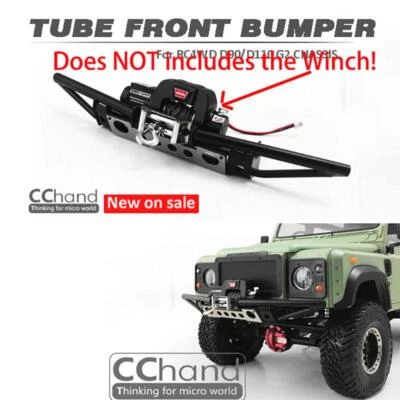CChand Metal Front Bumper On  Gelande 2 1/10 RC Crawler D90 D110 - Image 1 of 4