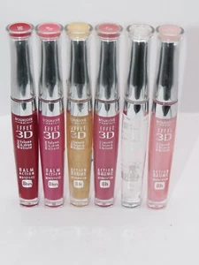 BOURJOIS 3D EFFECT VOLUME & SHINE ELIXIR 8HRS MOISTURE LIP GLOSS - CHOOSE SHADE - Picture 1 of 33