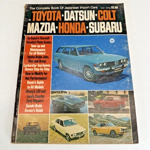 The Complete Book Of Japanese Import Cars 1972 Peterson Automotive Books Datsun - Picture 1 of 9
