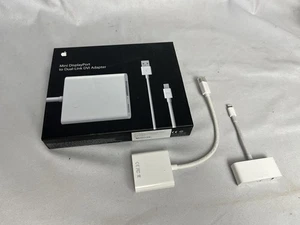 Apple MB571Z/A Mini Display Port to Dual Link DVI Adapter - 2 Extra Adapters - Picture 1 of 6