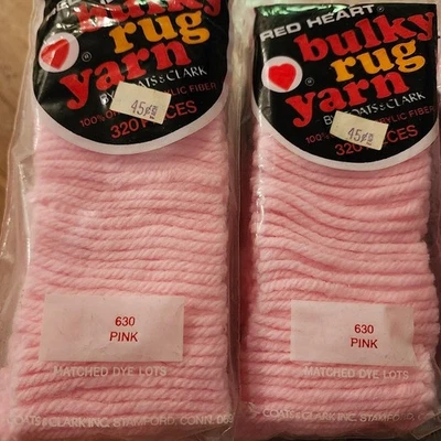 23 Colores: Hilo de Alfombra Voluminosa Corazón Rojo, Hilo de Gancho de Cierre, 320 Piezas, Acrílico U-PICK Foto 1 de 2