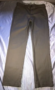 George Pants Straight Leg Chino Khaki Tan Beige Pockets Mens Size 31x30 - Picture 1 of 7