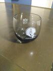 Houston Oilers Vintage Lowball Old Fashioned Rocks Glass Smoky Finish