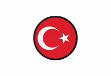 Patch toppe toppa badge termoadesiva bandiera rotondo coccarda turchia turco