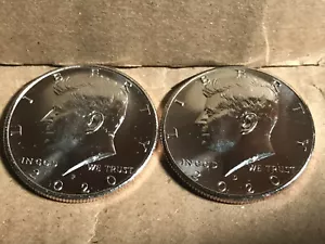 2020 P&D Kennedy mezzo dollaro non in circolazione 2 monete Philadelphia & Denver nuove di zecca 50c - Foto 1 di 3
