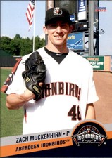2016 Aberdeen Ironbirds Choice #23 Zach Muckenhirn Delano Minnesota MN Card