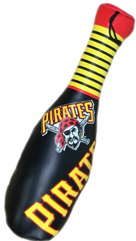 Pittsburgh Pirates MLB 9" Vinyl Baseball Bat Toy Soft Squeeze Stress Bat Cover