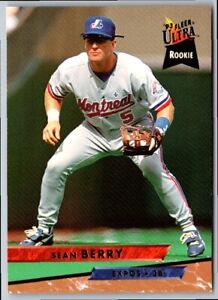 1993 Ultra Sean Berry #411 Montreal Expos Baseball Card