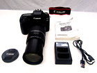 CANON EOS 80D 24.2MP DIGITAL SLR CAMERA WITH CANON 75-300MM LENS W/BATT &CHARGE